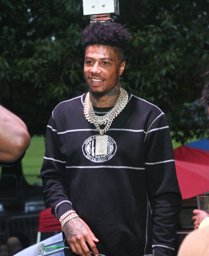 Blueface mom mother Karlissa Saffold MILF Music 50 Cent Ice Cube Shaq Usher