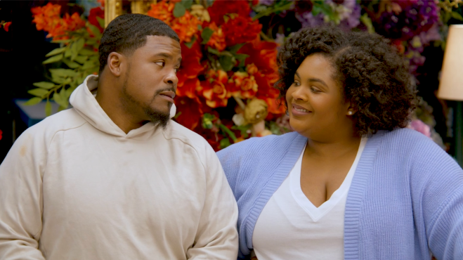 Tiera and Norman Belton in the series Bliss on a Budget. They work with wedding and event producer Bianca Francois to plan the budget wedding of their dreams.