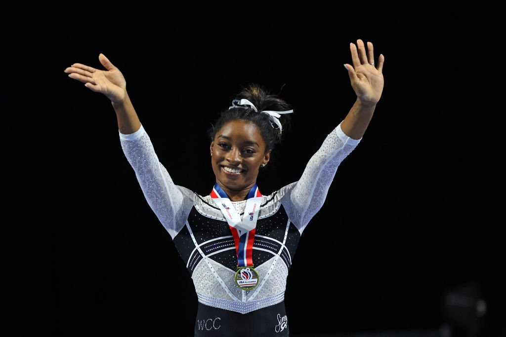 Simone Biles Yurchenko double pike vault U.S. Classic