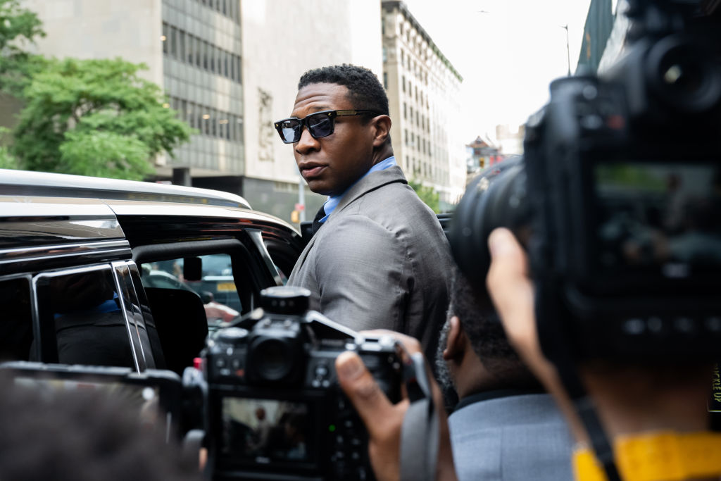 Jonathan Majors domestic violence court trial date Grace Jabbari 