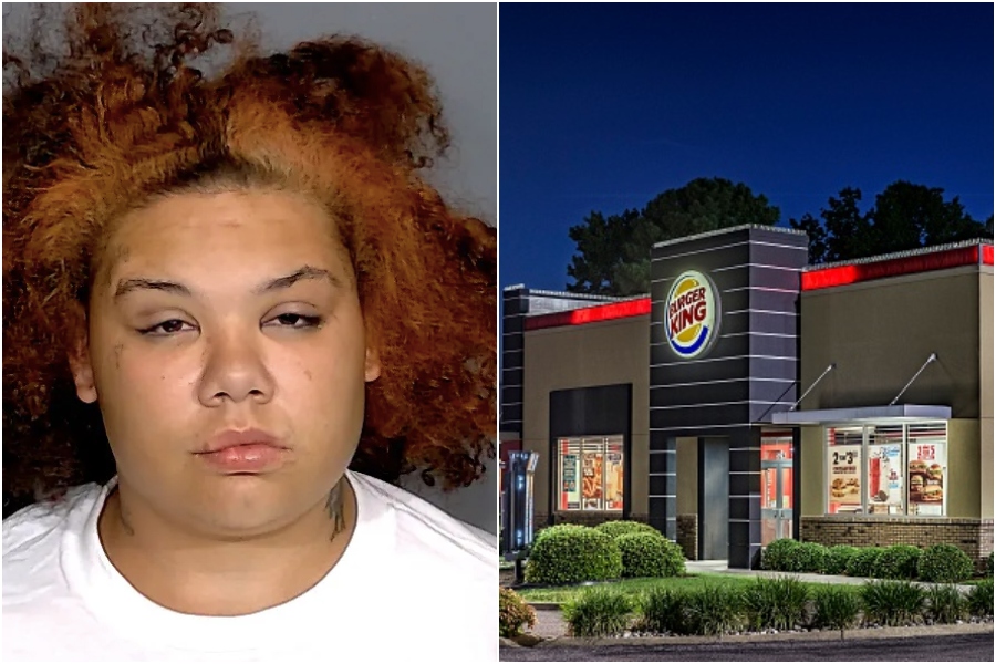 Sharon Key Burger King dog stabbed chicken sandwich 1 year-old