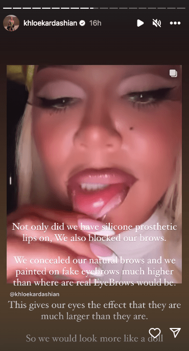 Khloé Kardashian Kim X Instagram Bratz doll Halloween costume blackfishing