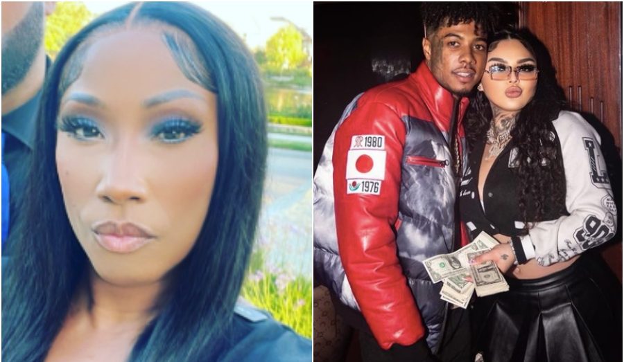 Karlissa Saffold Blueface son Jaidyn Alexis Instagram bank account chicken video