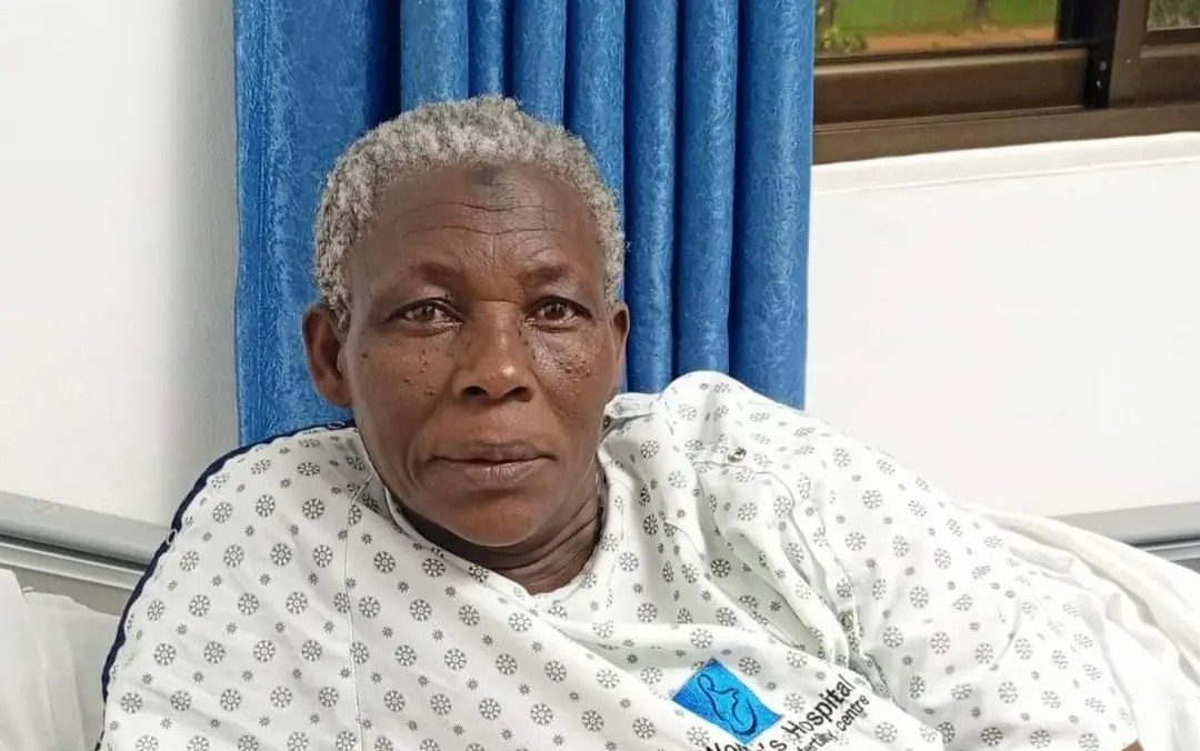 Uganda Kampala woman birth 70 Africa mother twins boy girl IVF Safina Namukwaya