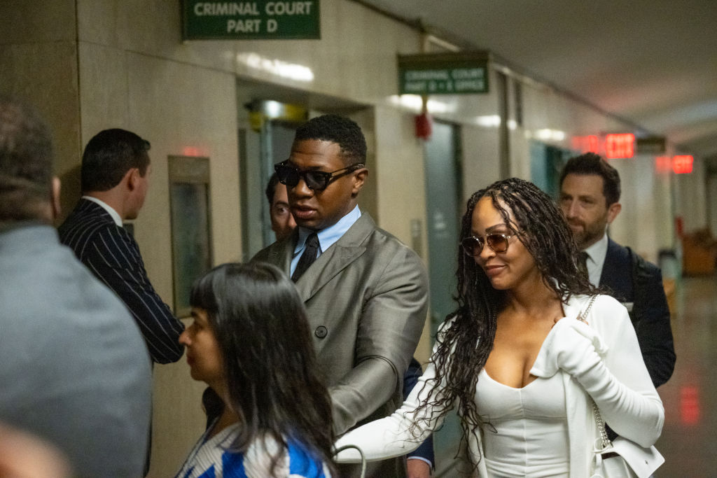 Jonathan Majors Meagan Good interview girlfriend Coretta King Grace Jabbari