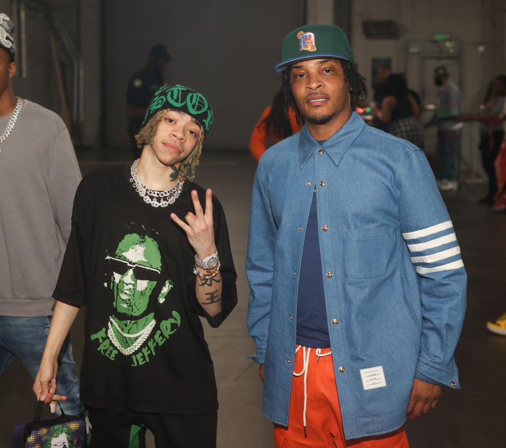 King Harris T.I. Tiny father son high school basketball performance 