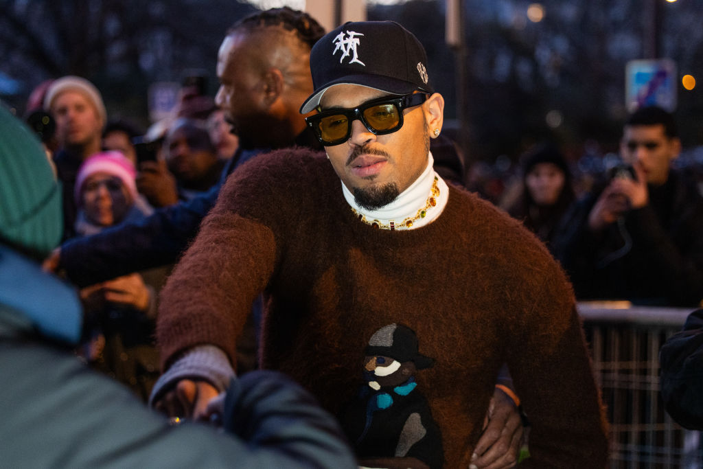 Karrueche Tran, show, Paris, Quavo, Migos, Chris Brown, Rhude Menswear Fall/Winter '24 showcase