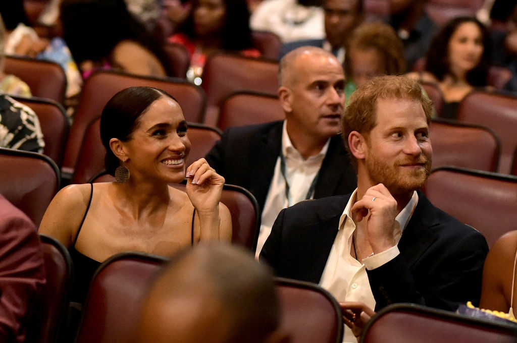 Meghan Markle Prince Harry Bob Marley One Love Jamaica movie premiere