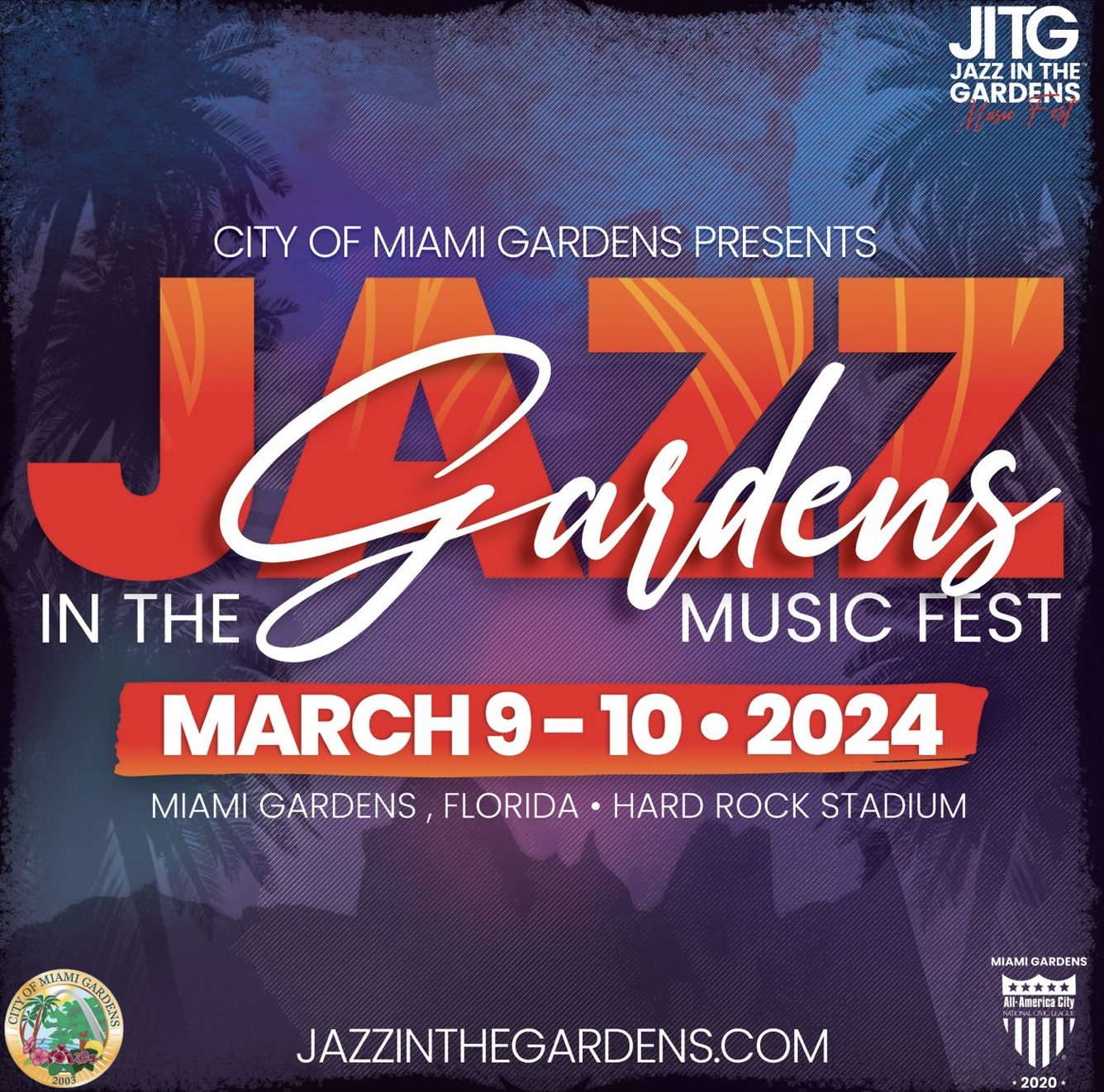 Jazz in the Gardens, Miami, Singer, festival, tickets