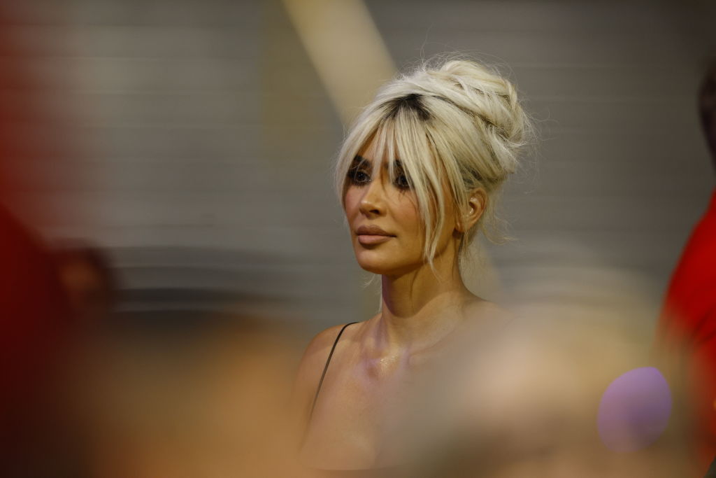 Kim Kardashian, mini-tube dress, SKIMS, corset, Instagram