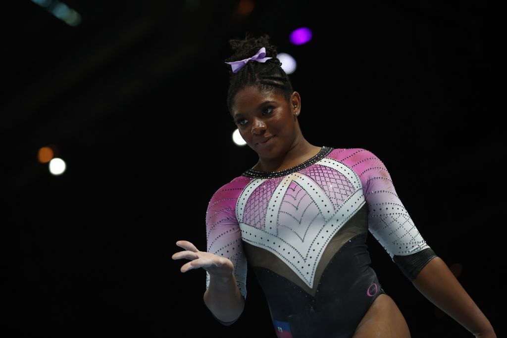 university place qualification, Lynnzee Brown, Team Haiti, Penn State, gymnast, 2024 Paris Olympics