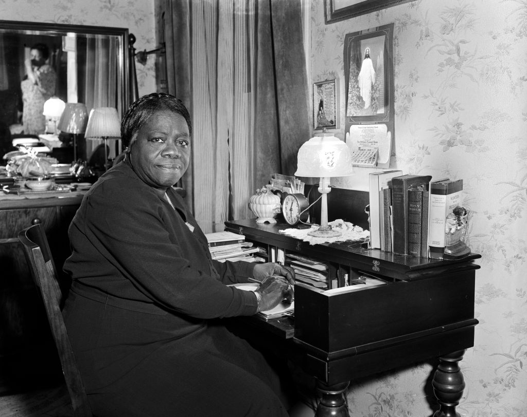 Mary McLeod Bethune, Portrait while Director of the Division of Negro Affairs, National Youth Association, Harris & Ewing, 1938