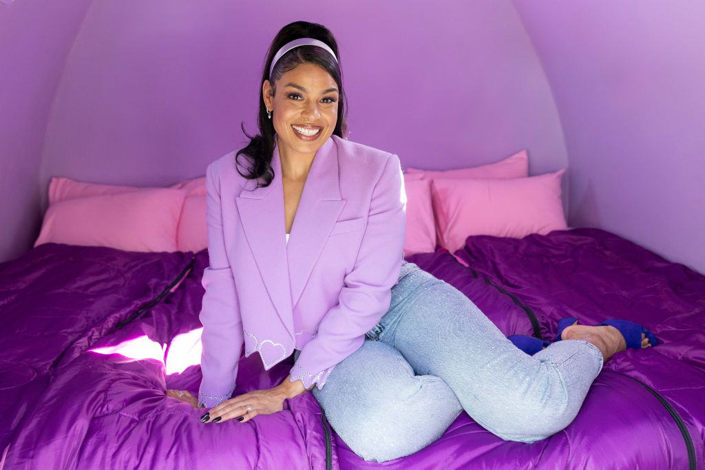 Singer Jordin Sparks Visits Polly Pocket's Airbnb in Littleton
