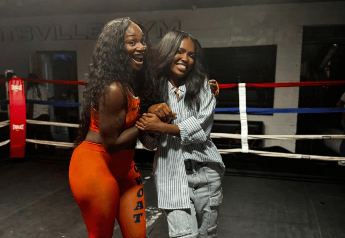 Claressa Shields and Ryan Destiny