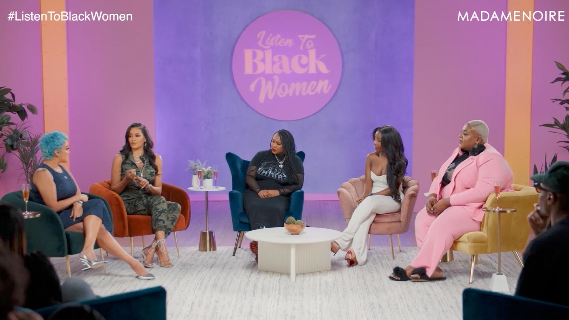 Listen To Black Women Episode 5 Cover Art - Jessie Woo, Torrei Hart, victim blaming, Danielle Young