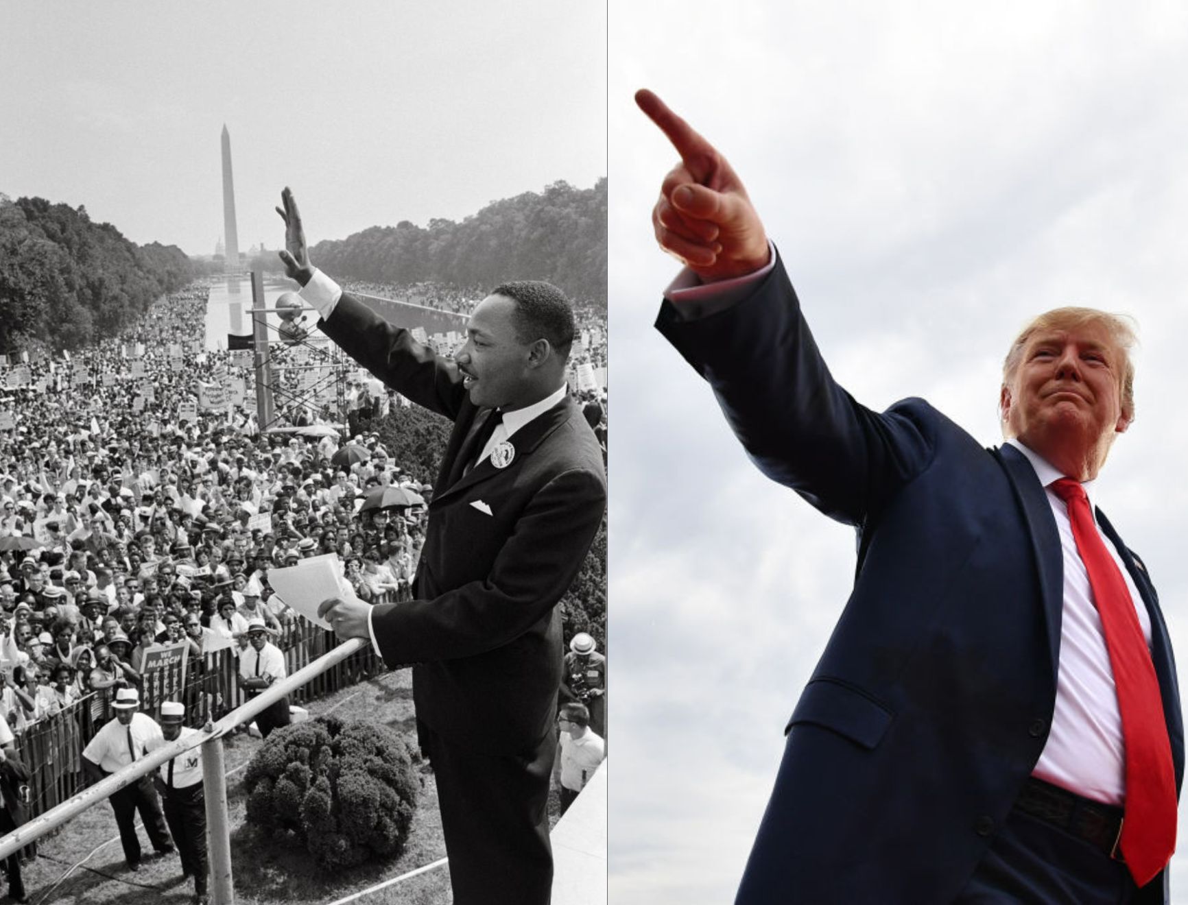 MLK/Trump Split