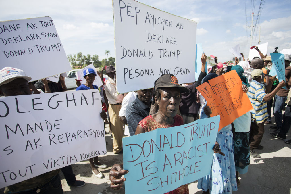 HAITI-POLITICS-PROTEST