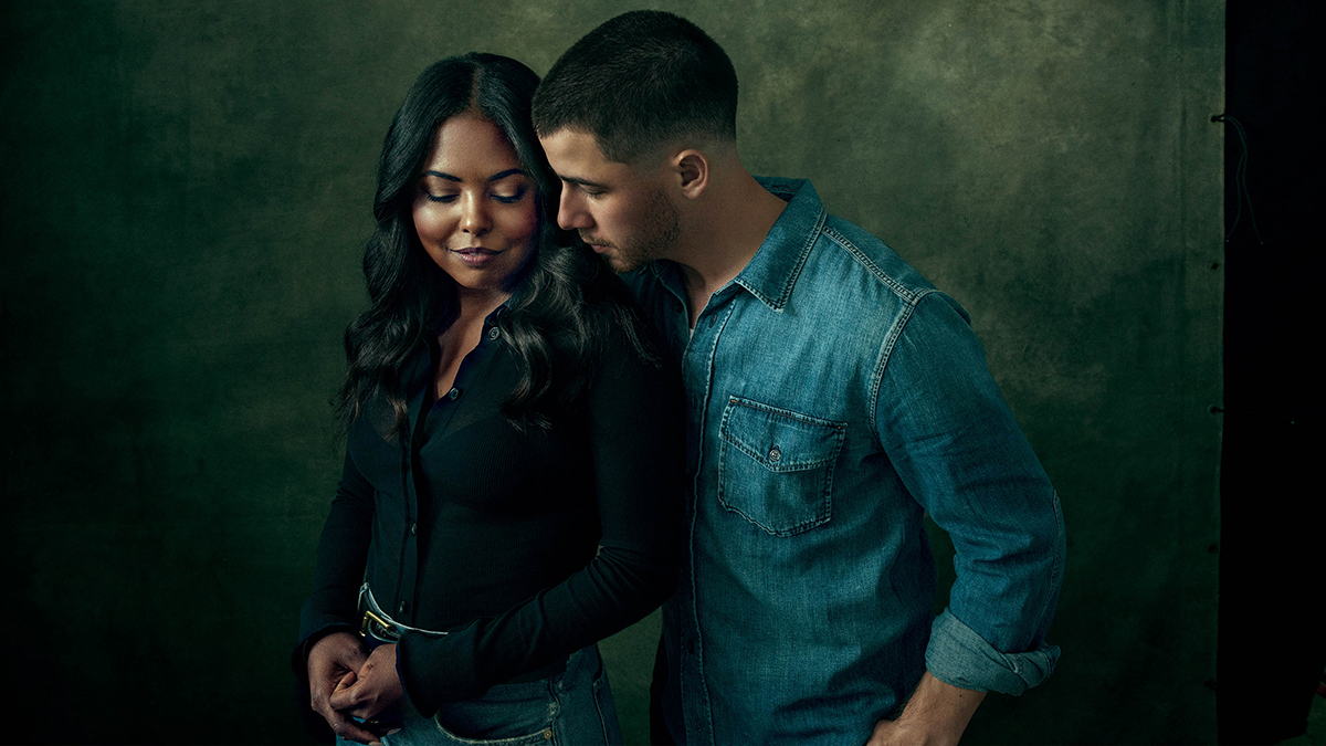 Adrienne Warren and Nick Jonas for Broadway's "The Last Five Years". Norman Jean Roy