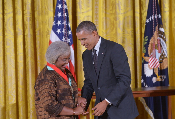US-POLITICS-OBAMA-ARTS-HUMANITIES-MEDALS-CLARK HINE