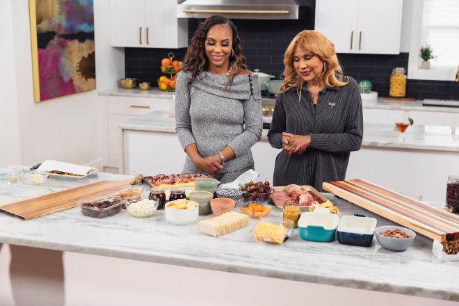 'Cooking Sessions With Tamar And Ms. E', Mexican, Street, Corn, Casserole, charcuterie board, margarita
