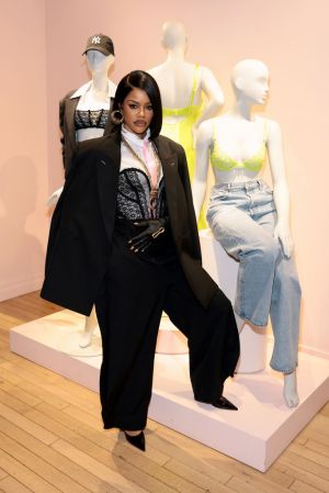 Teyana Taylor celebrates the launch of Victoria's Secret x The Teyana Taylor Edit at VS Flagship on 5th Ave