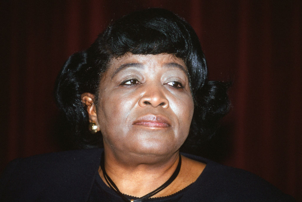 Dr. Betty Shabazz with civil rights leaders