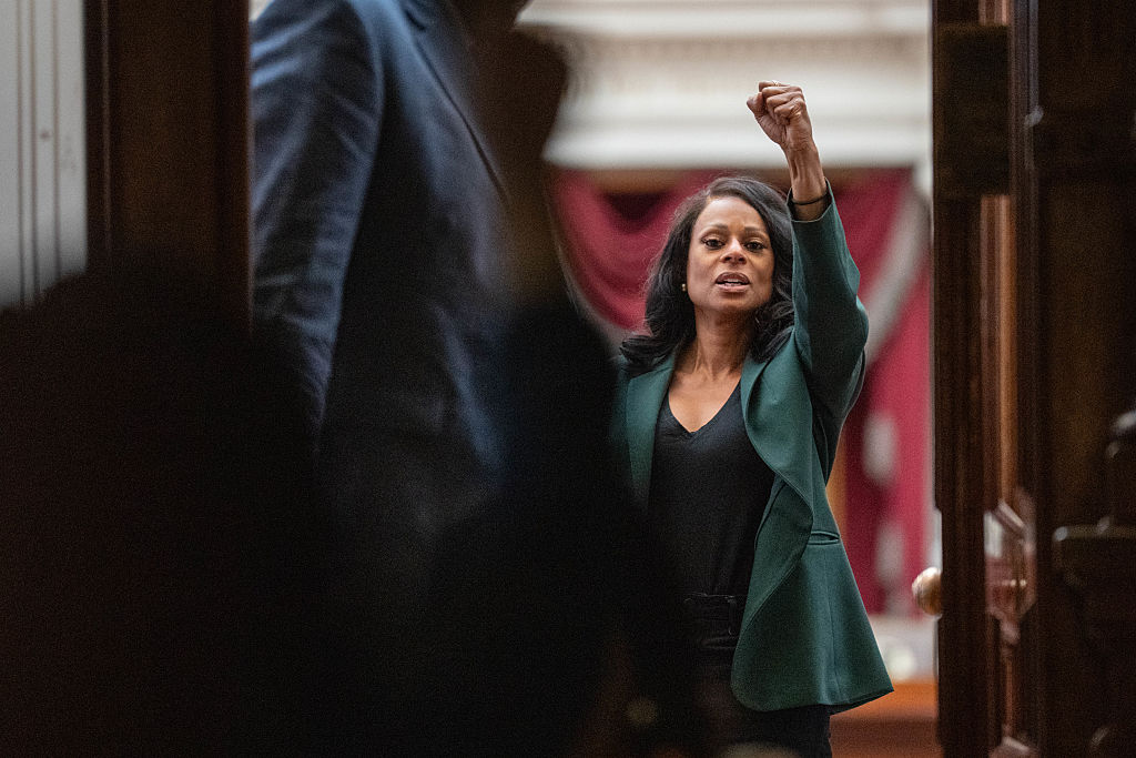 Collier protest - Nicole Collier (D)