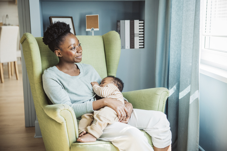 Young Mother breastfeeding